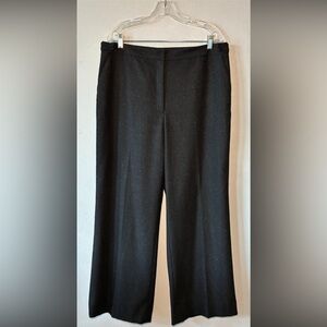 Black Wide Leg Women's Pants - Classic Stretch Knit